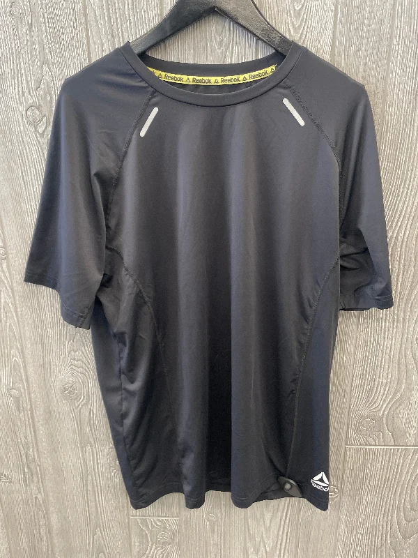 Extra Savings Athletic Top Short Sleeve By Reebok In Black, Size: L