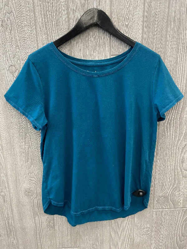 Special Savings Athletic Top Short Sleeve By Xersion In Blue, Size: L
