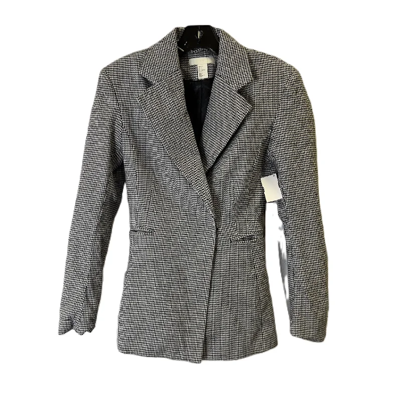 Special Offer Blazer By H&m In Checkered Pattern, Size: 2