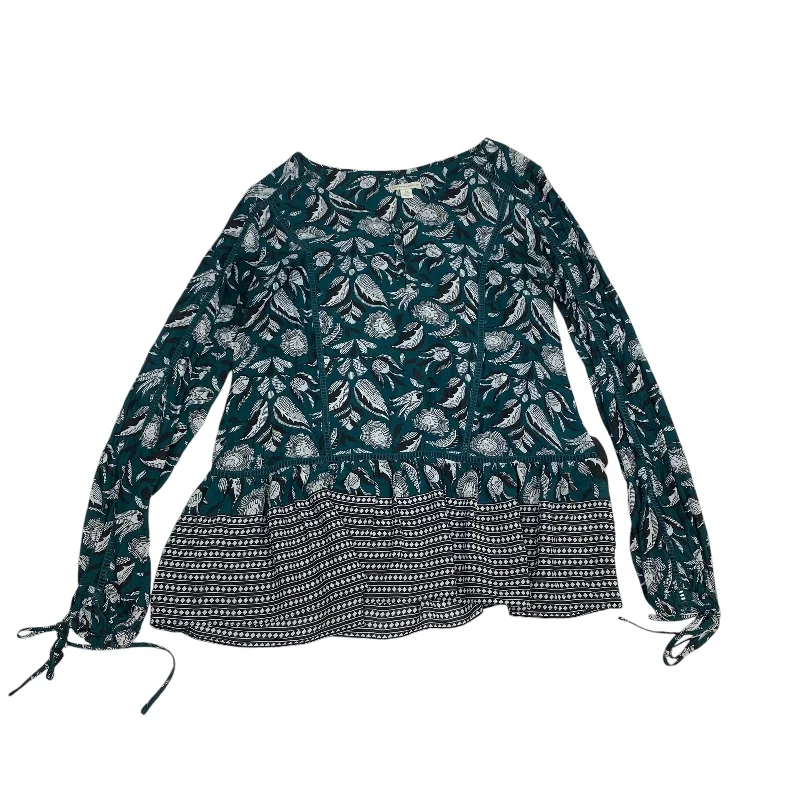 Epic Deals Blouse Long Sleeve By Cato In Green, Size: M