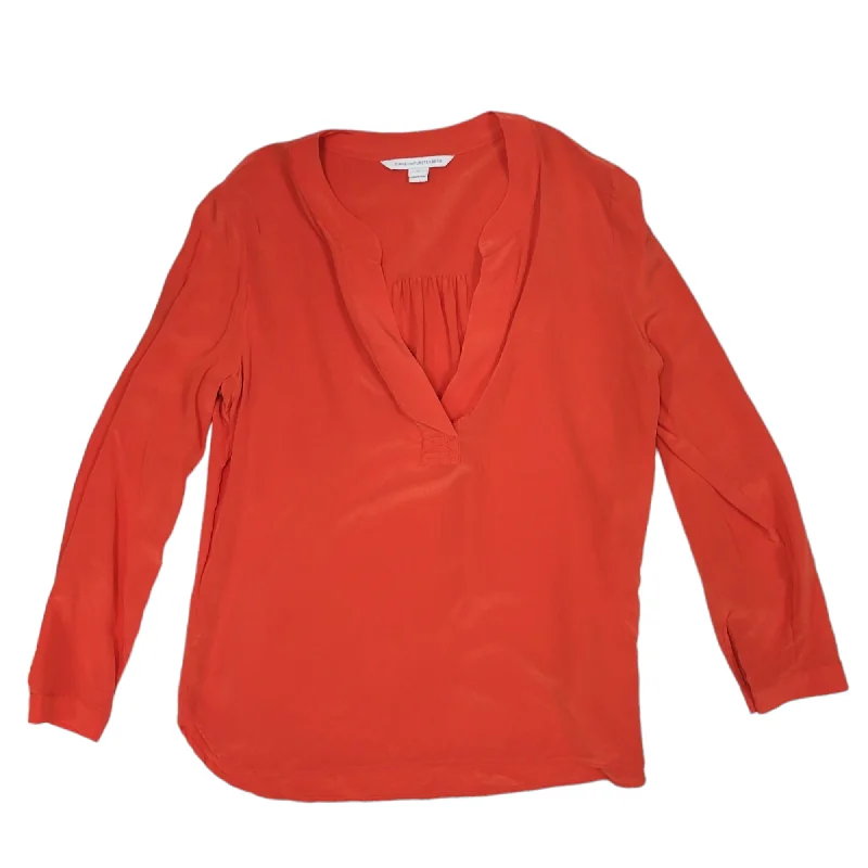 Act Fast Blouse Long Sleeve By Diane Von Furstenberg  Size: 12