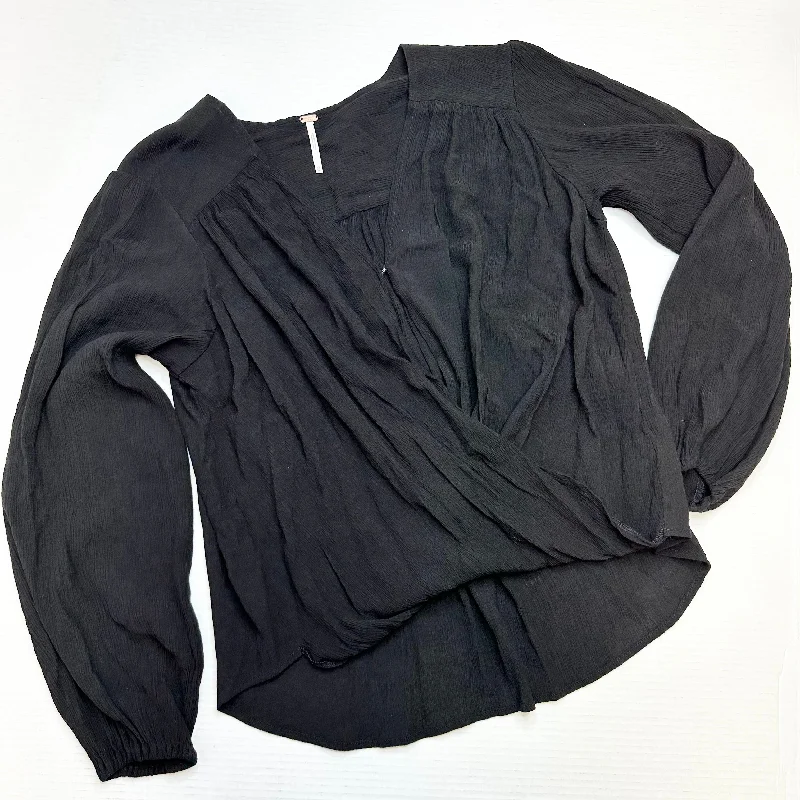 Midnight Madness Blouse Long Sleeve By Free People  Size: Xs