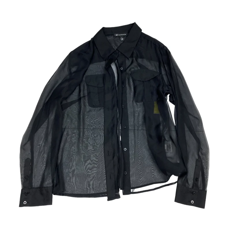Discount Mania Blouse Long Sleeve By Inc In Black, Size: L