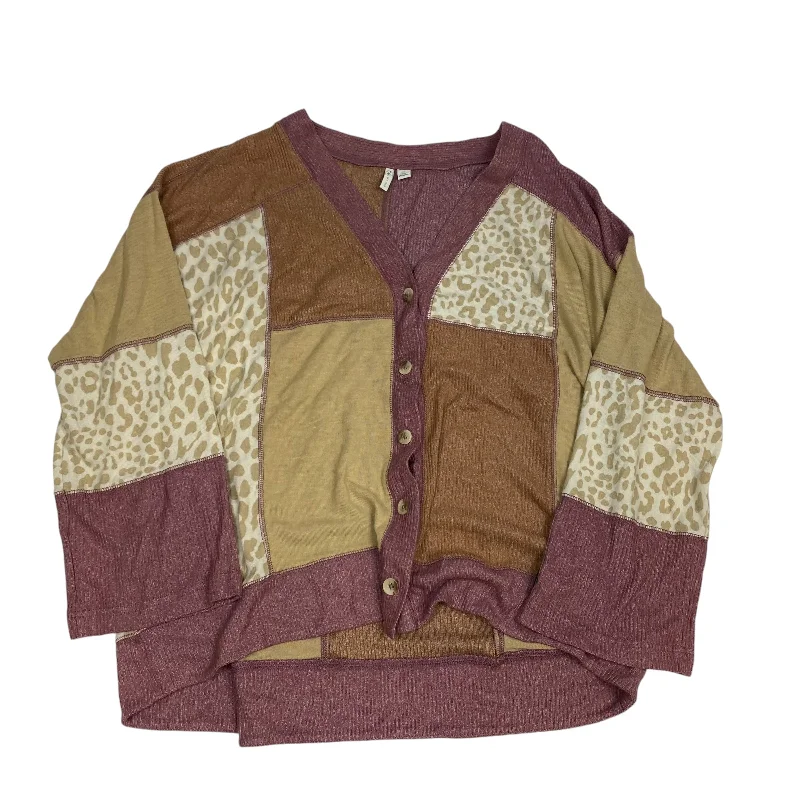 Lowest Prices Cardigan By Cato In Pink, Size: Xl