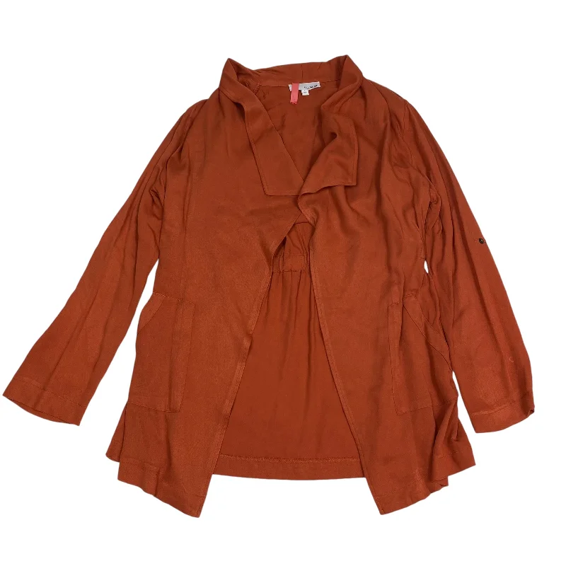 Deal Frenzy Cardigan By Isla Maude In Orange, Size: S