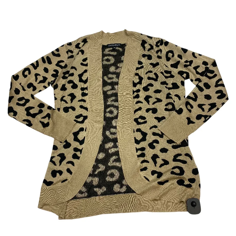 Cardigan By Love Elle In Animal Print, Size: Xl