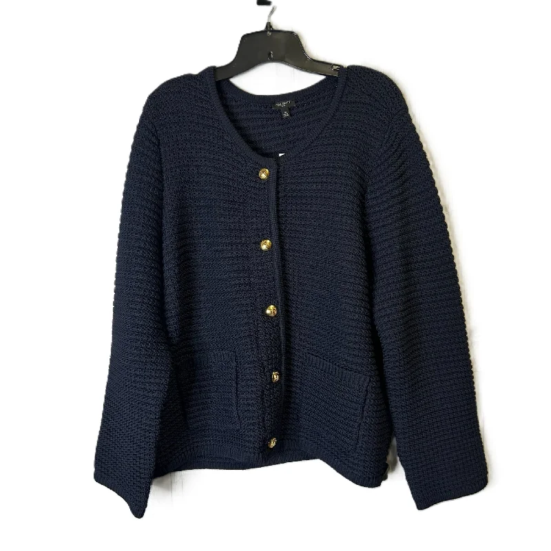Doorbuster Deal Cardigan By Talbots In Navy, Size: 2x