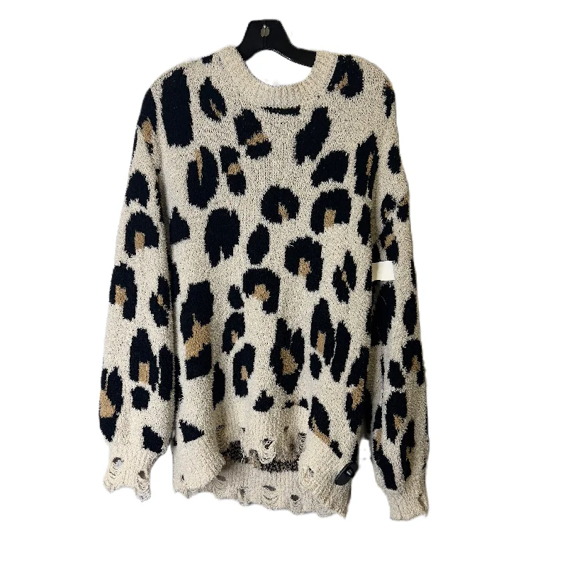 Stock Up and Save Sweater By Altard State In Animal Print, Size: M