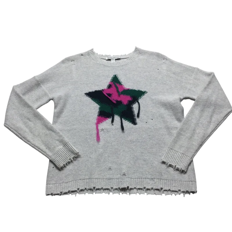 Discount Deals Sweater By Autumn Cashmere In Grey, Size: S