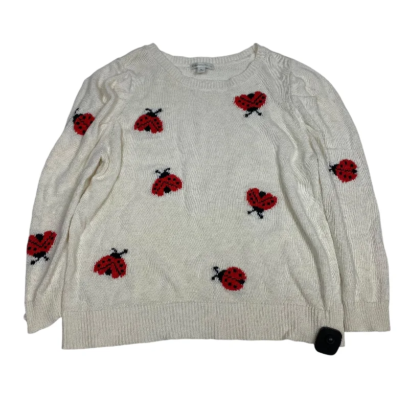 YEAR-End Sale Sweater By Cato In Cream, Size: Xl