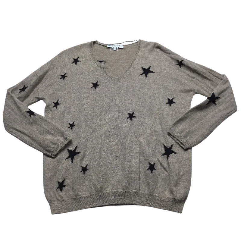 Act Fast Sweater Cashmere By Cmb In Black & Brown, Size: Xs