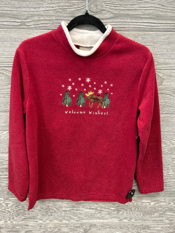 Can't Miss Sweater By Croft And Barrow In Red, Size: S