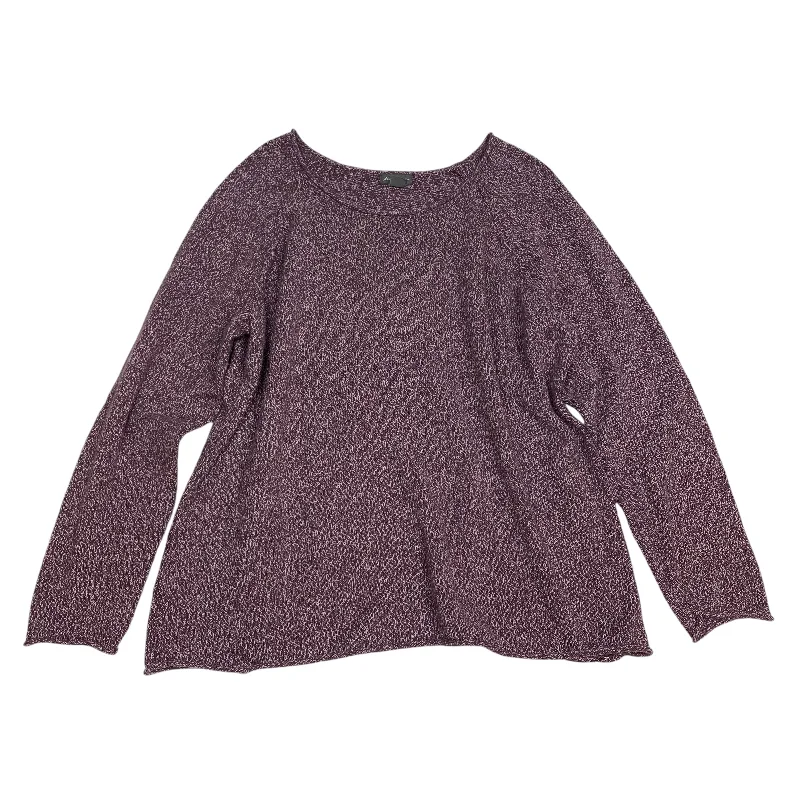 Special Savings Sweater By Eddie Bauer In Purple, Size: 2x
