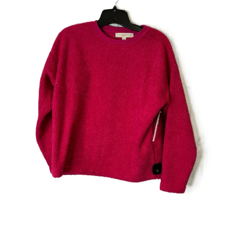 Warehouse Sale Sweater By Loft In Pink, Size: Sp