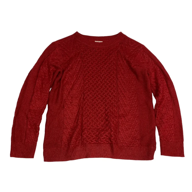 Warehouse Sale Sweater By St Johns Bay In Red, Size: L