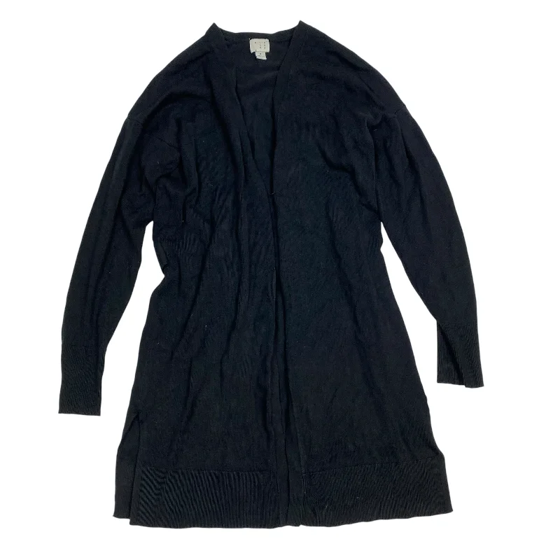 Clearance Items Sweater Cardigan By A New Day In Black, Size: S