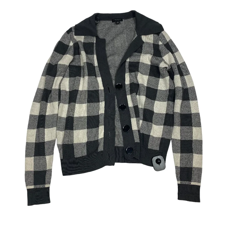 Exclusive Savings Sweater Cardigan By Ann Taylor In Grey, Size: S