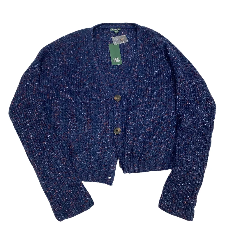 Exclusive Access Sweater Cardigan By Wild Fable In Blue, Size: Xxl