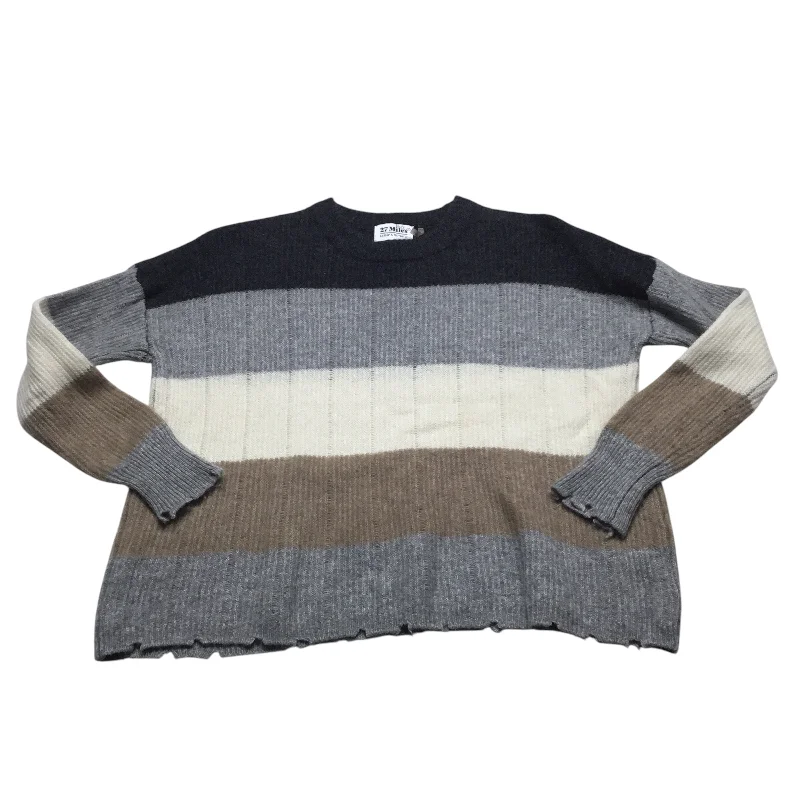 Deep Discounts Sweater Cashmere By Cma In Black & Grey, Size: Xs
