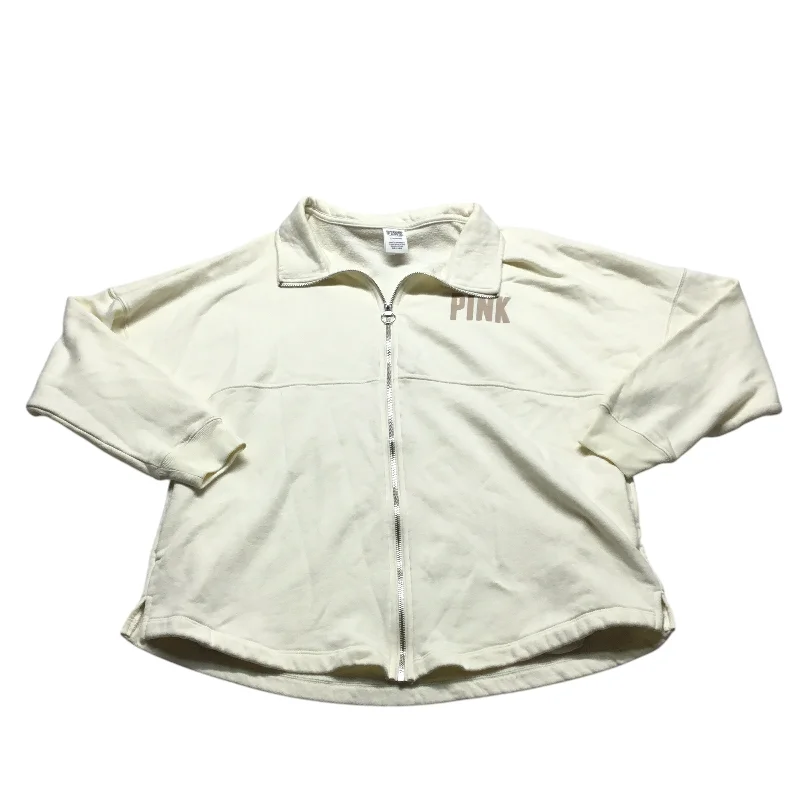Reduced Prices Sweatshirt Collar By Pink In Cream & Pink, Size: L