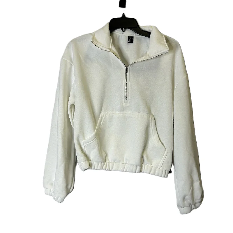 Loyalty Reward Sweatshirt Collar By Shein In Cream, Size: M