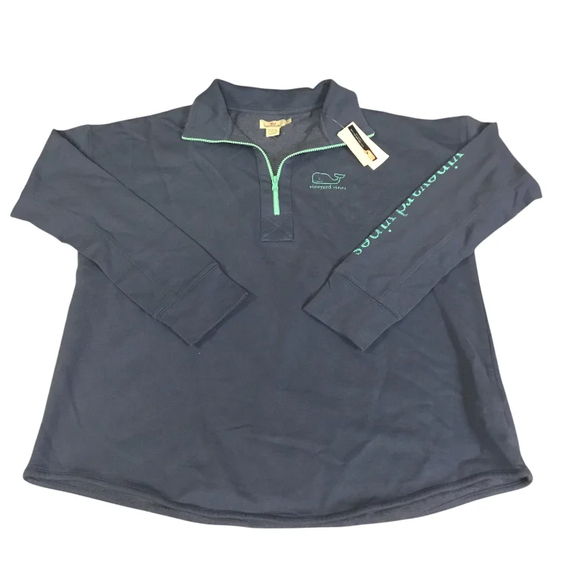 Shop and Save Sweatshirt Collar By Vineyard Vines In Blue, Size: Xl