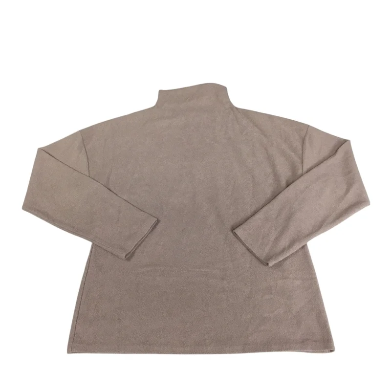 Now or Never Top Long Sleeve By A New Day In Brown, Size: S