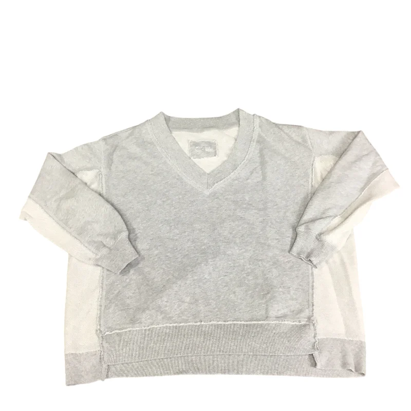 Discount Mania Top Long Sleeve By Aerie In Grey, Size: Xxs