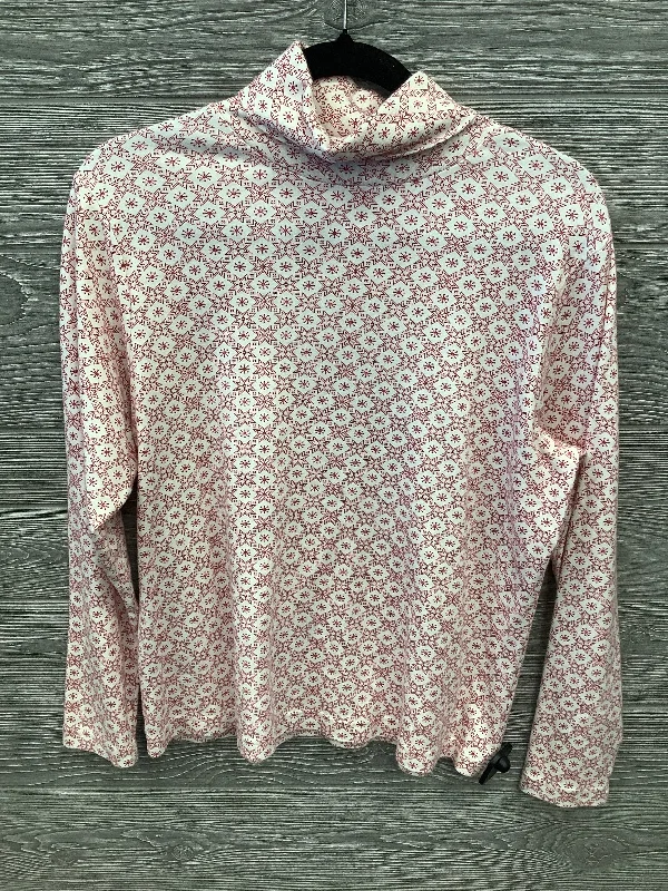 Special Discount Top Long Sleeve By Cc Hughes In Red & White, Size: L