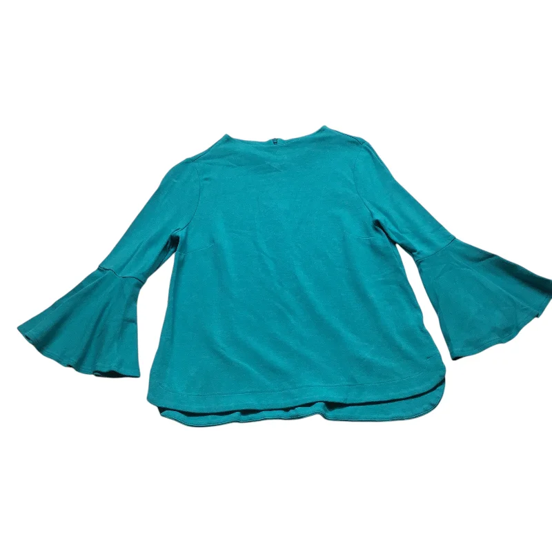 Special Promotion Top Long Sleeve By Crown And Ivy In Teal, Size: S
