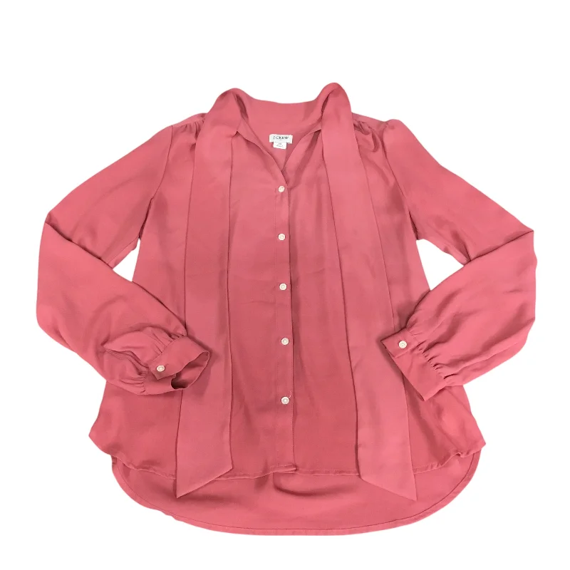 Midnight Madness Top Long Sleeve By J. Crew In Pink, Size: Xs