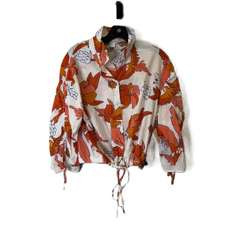 Factory Direct Sale Top Long Sleeve By Marc New York In Floral Print, Size: L