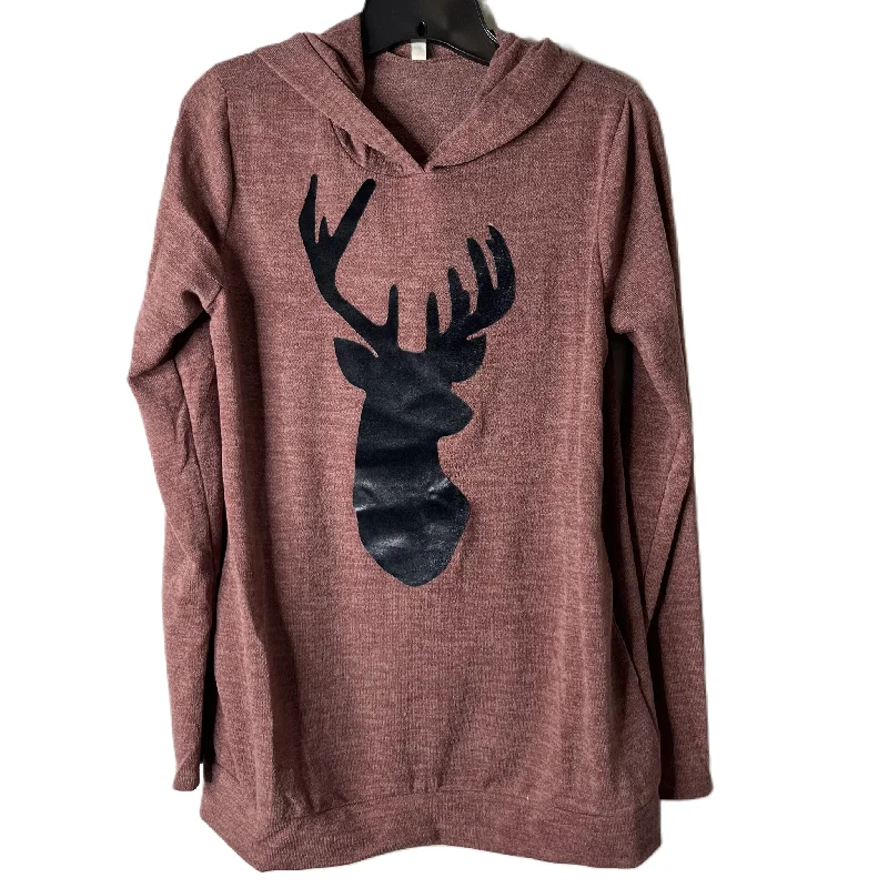 Limited Time Top Long Sleeve By Mts In Brown, Size: M