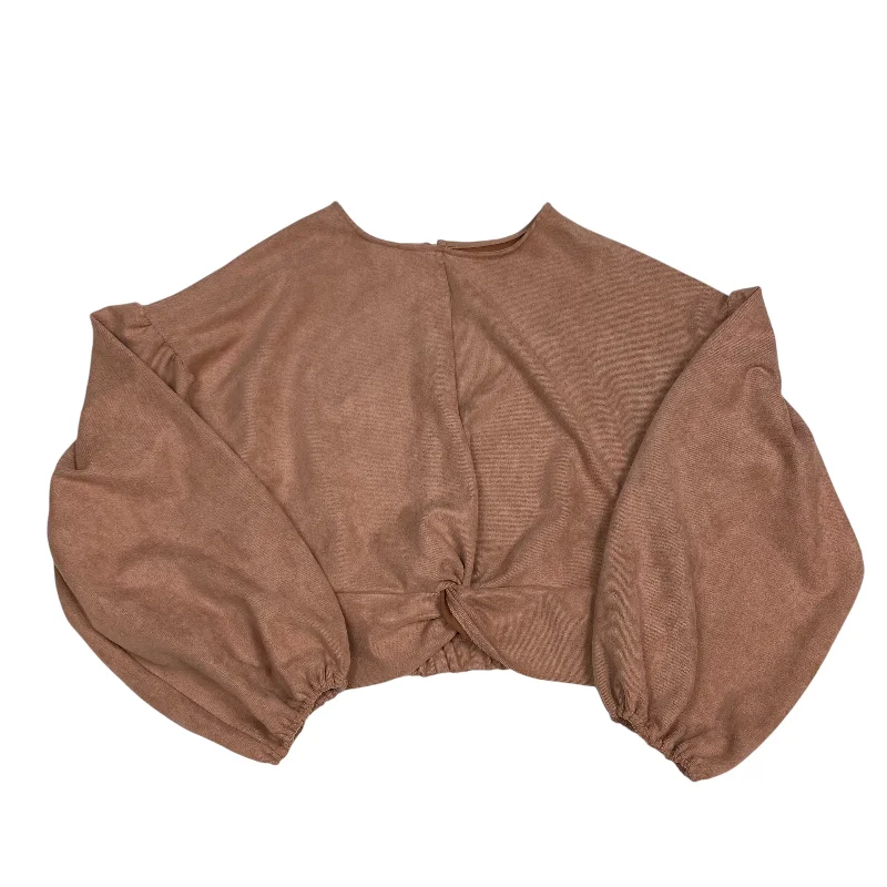 Limited Availability Top Long Sleeve By Mustard Seed In Pink, Size: S