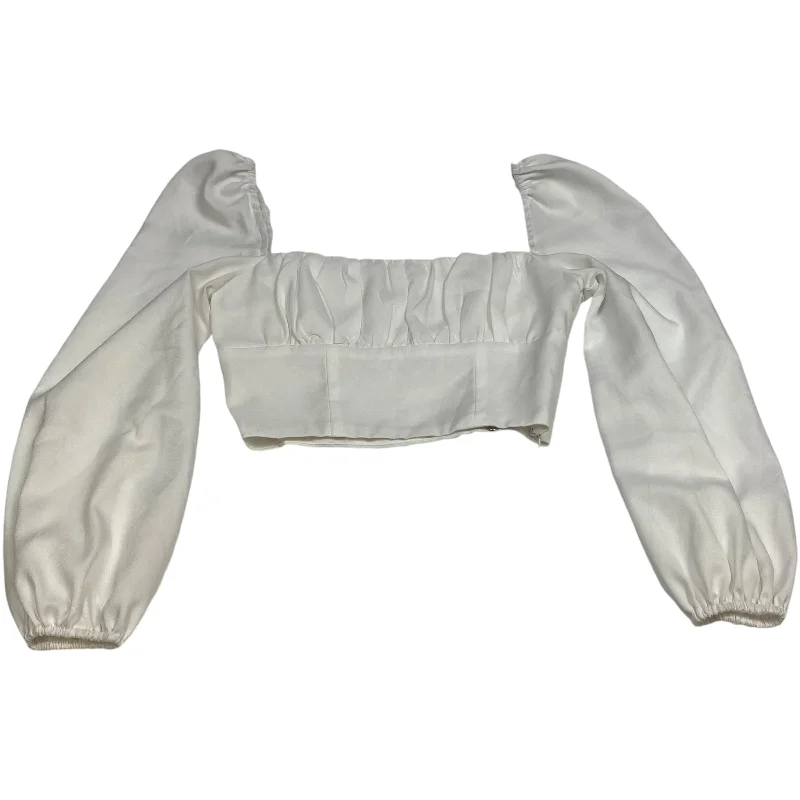 Exclusive Offers Top Long Sleeve By Princess Polly In White, Size: S