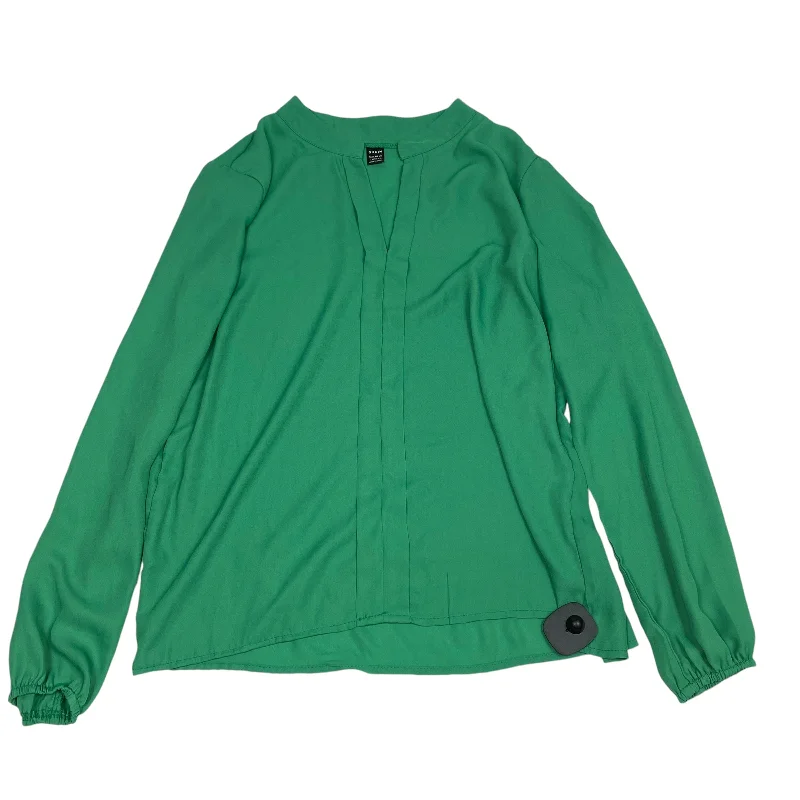 Today’s Deal Top Long Sleeve By Shein In Green, Size: M