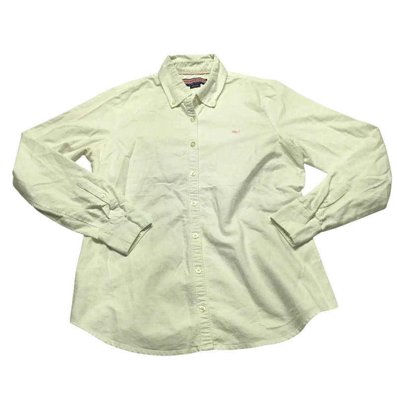 Anniversary Sale Top Long Sleeve By Vineyard Vines In White, Size: 6