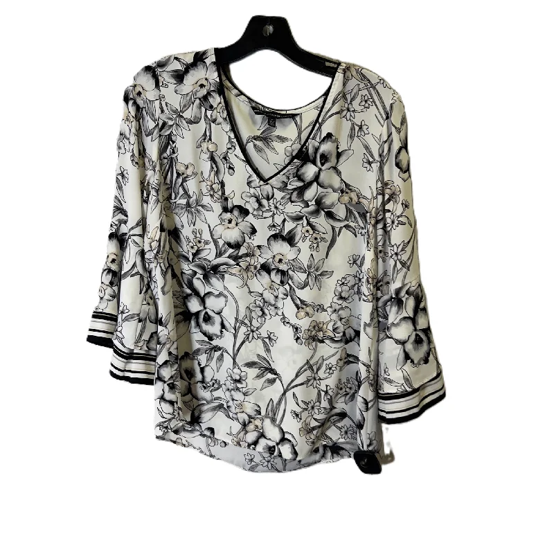 Price Drop Top Long Sleeve By White House Black Market In White, Size: 6