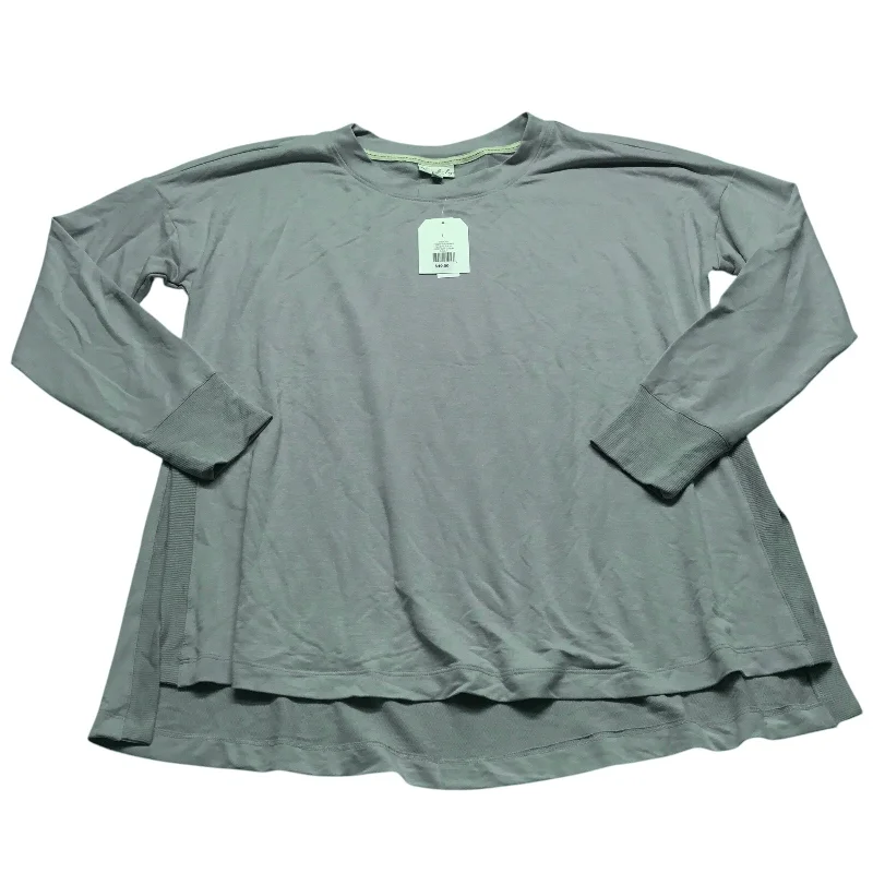Deal of the Day Top Long Sleeve By Wonderly In Blue, Size: L