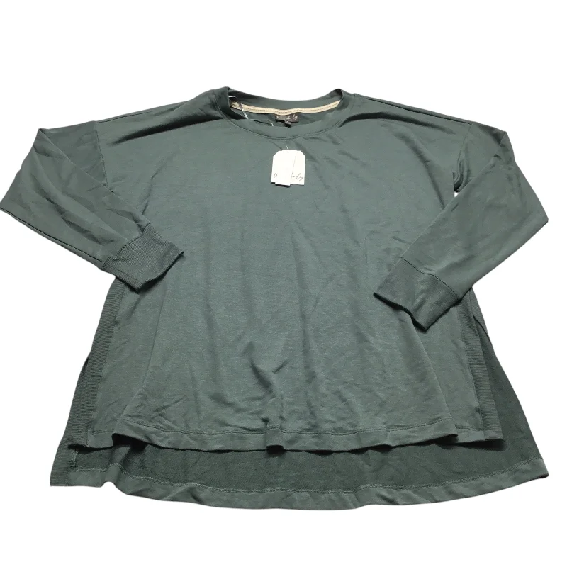 Special Offer Top Long Sleeve By Wonderly In Green, Size: L