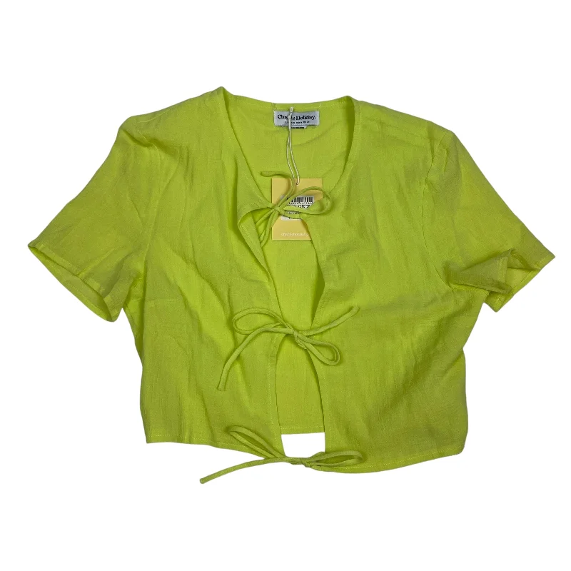 Price Blitz Top Short Sleeve By Charlie Holiday In Green, Size: S