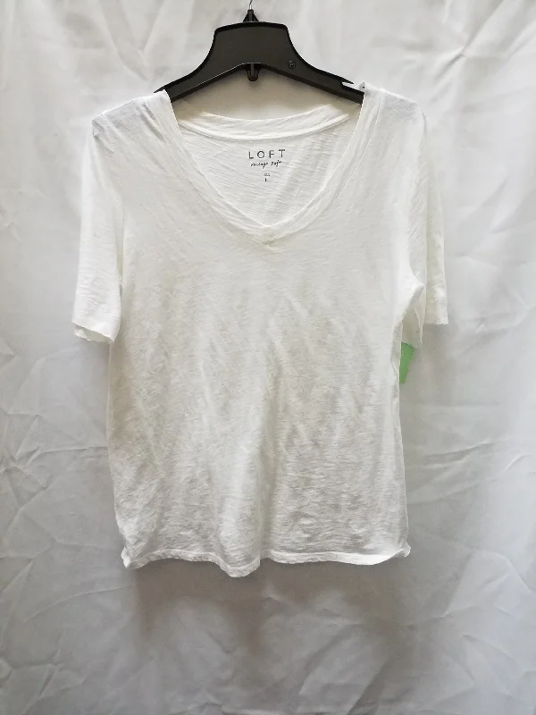 Amazing Deals Top Short Sleeve By Loft  Size: L