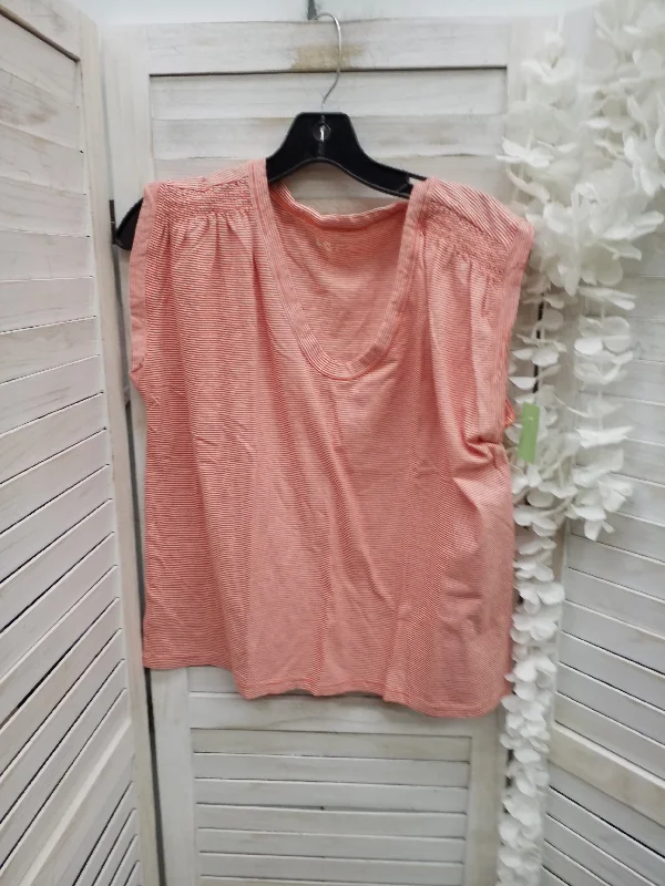 Incredible Offers Top Short Sleeve By Loft  Size: L