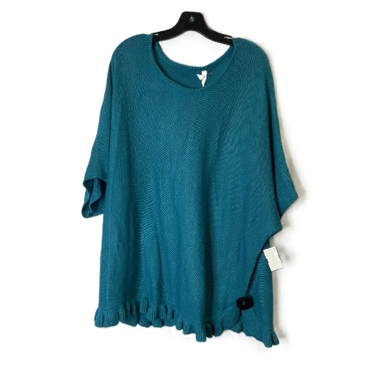 Lowest Prices Top Short Sleeve By Ny Collection In Blue & Brown, Size: 2x