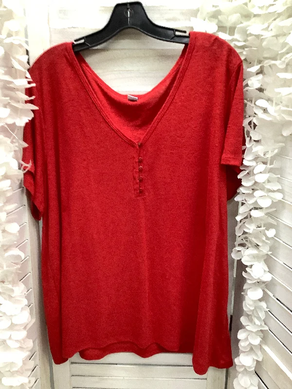 Limited Edition Top Short Sleeve By Old Navy  Size: 2x