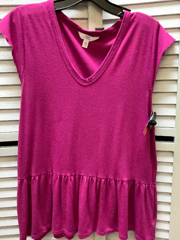 Best Deals Top Short Sleeve By Time And Tru  Size: S
