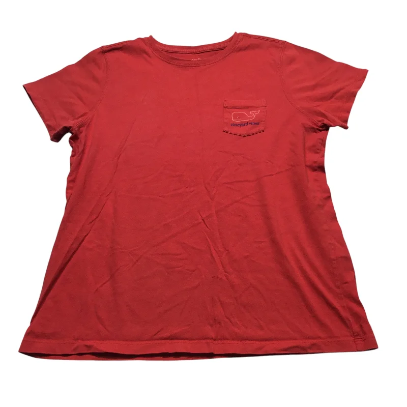 Don’t Miss Out Top Short Sleeve By Vineyard Vines In Red, Size: L