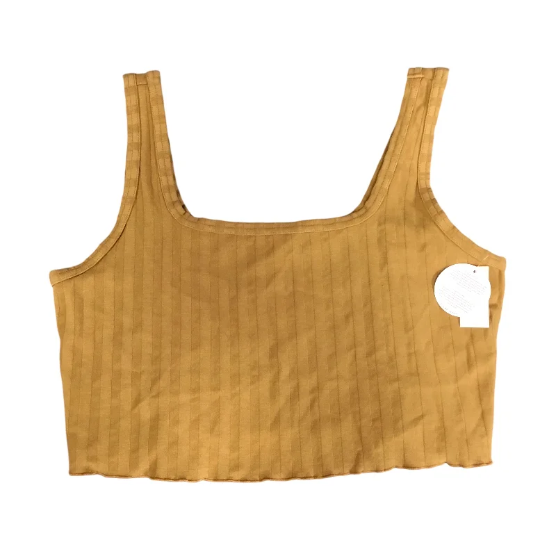 Discount Deals Top Sleeveless By Aerie In Mustard, Size: L