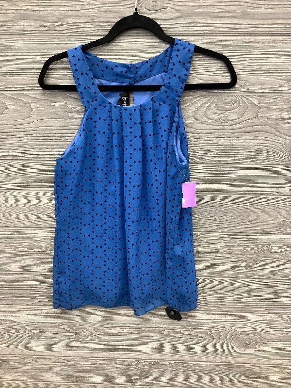 Top Sleeveless By By & By In Blue, Size: M