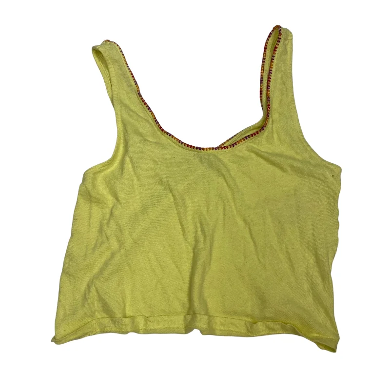 Price Cut Top Sleeveless By Free People In Yellow, Size: Xs